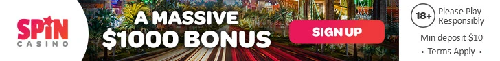spin casino welcome bonus